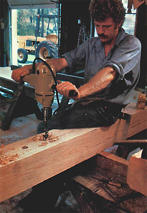 drilling a mortise