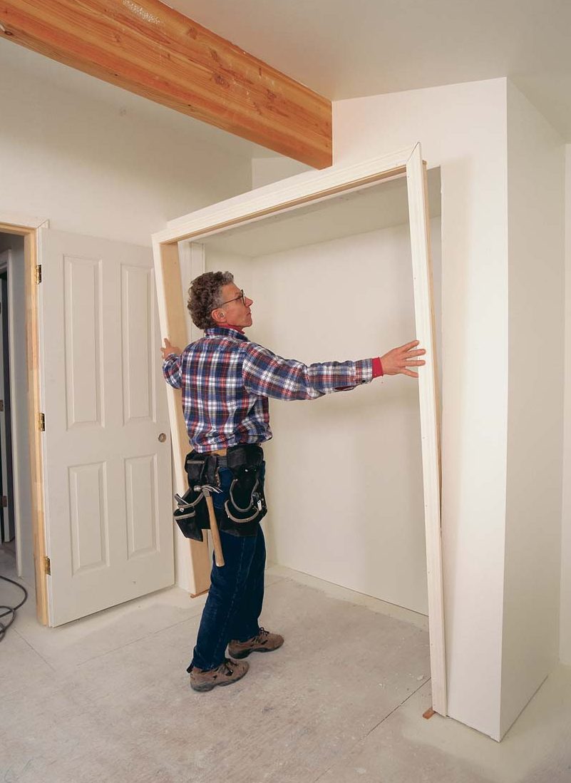 How to mount a folding door 