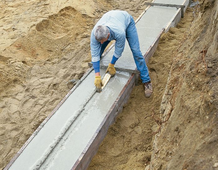 Forming and Pouring Footings Fine Homebuilding