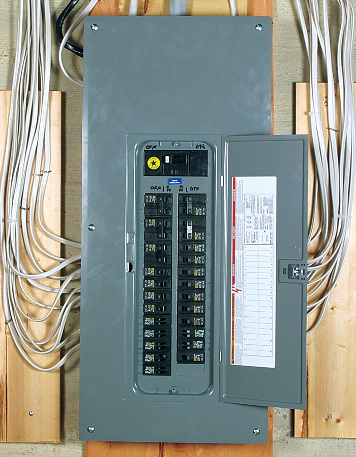 flip the main breaker and to verify the circuit labels