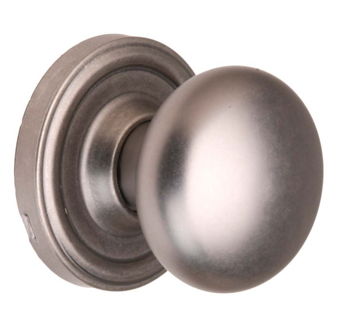Knobs are brass plated in chrome and protected with a topcoat of lacquer.