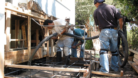 Building a Concrete Porch Floor