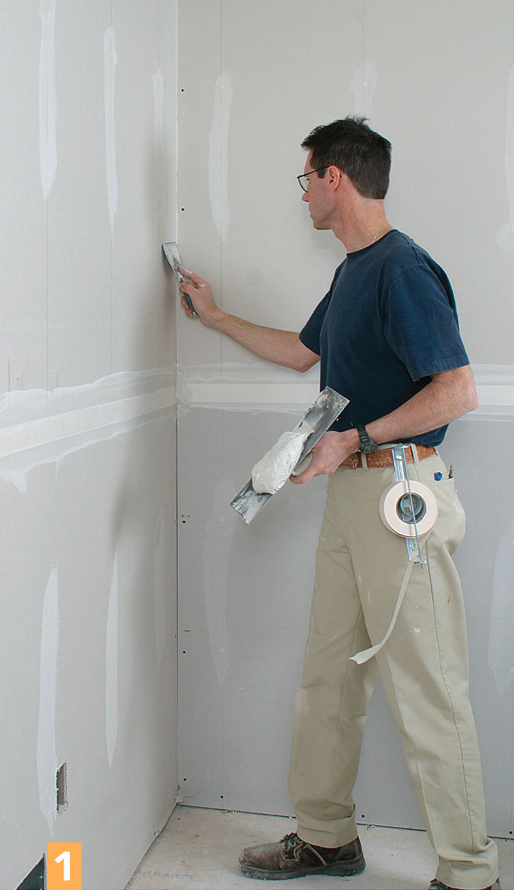 coating drywall corners