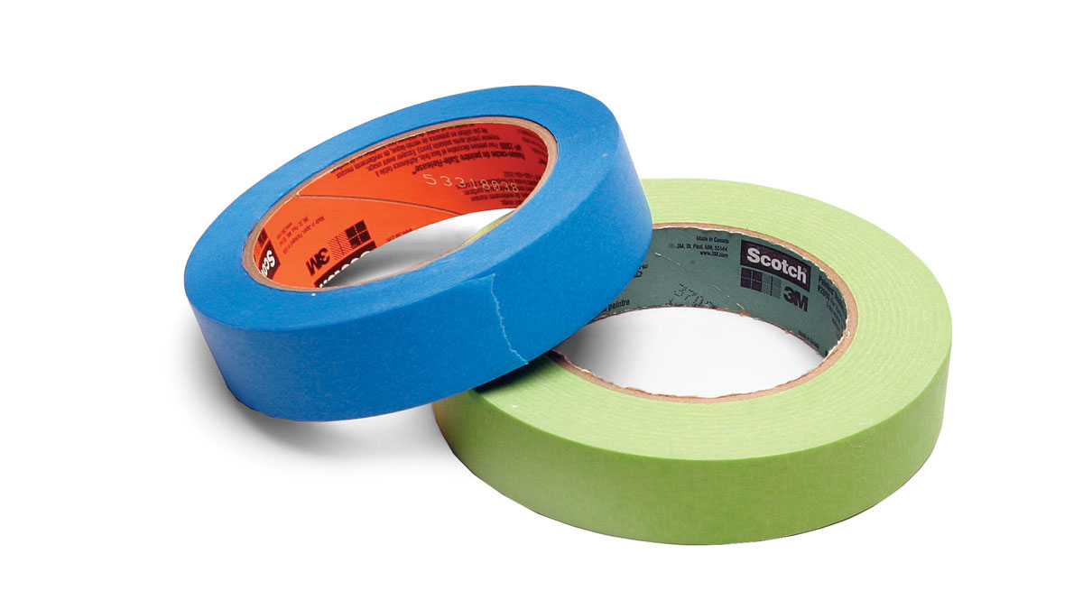 Long-lasting, low-tack tape is best (3M Corp.; 888-364-3577; www.3m.com)