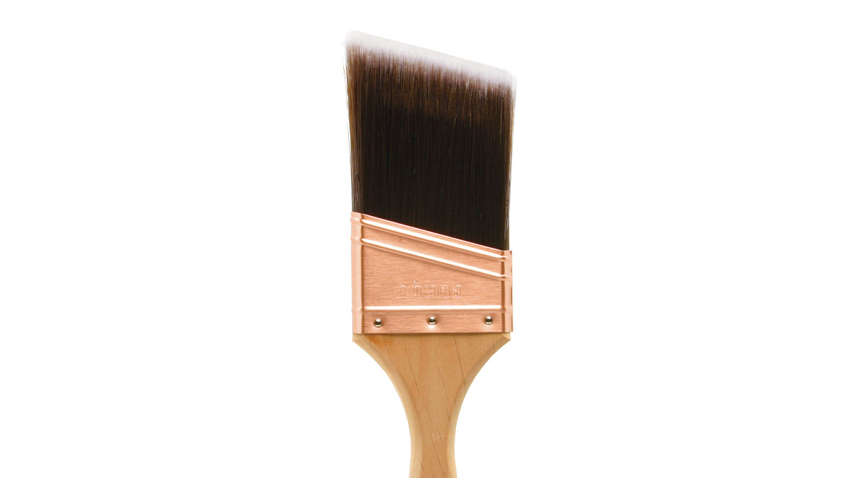 A $15, 3-in. tapered nylon bristle brush