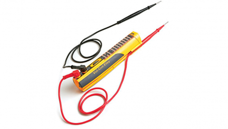 a voltage tester is pictured