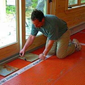 measure layout tile floor