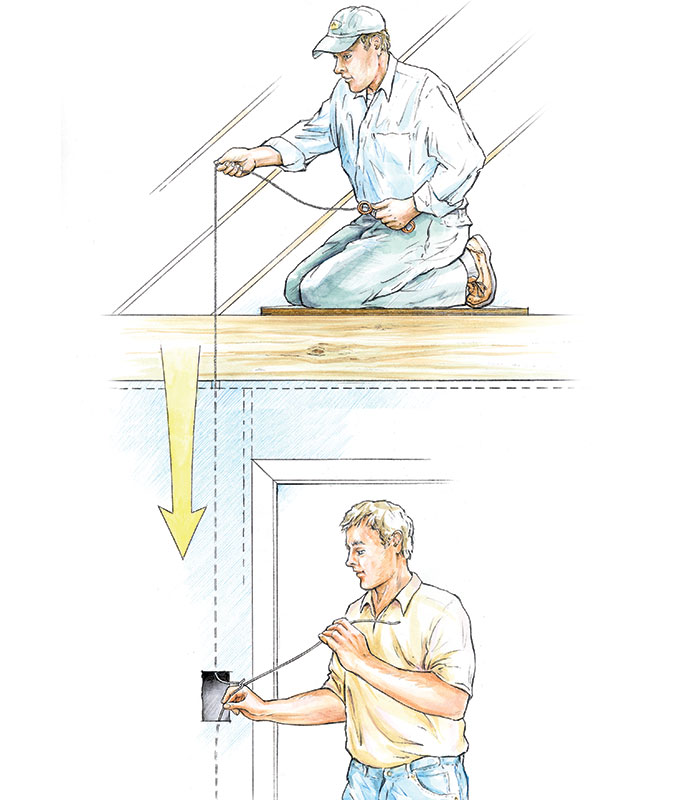 Running Cables through Existing Walls - Fine Homebuilding