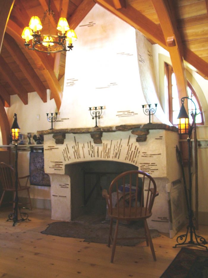 hobbit house fireplace