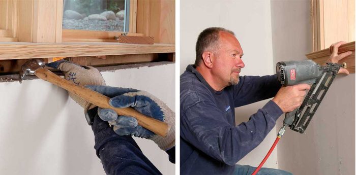 How to Trim a Basement Window - Fine Homebuilding