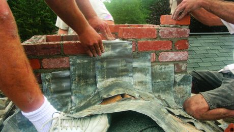 Rebuilding a Brick Chimney