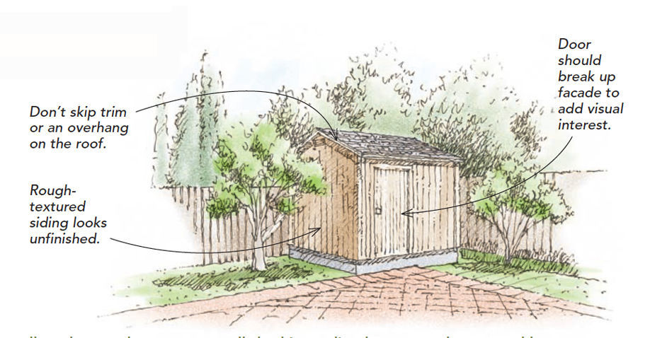 design stylish garden shed