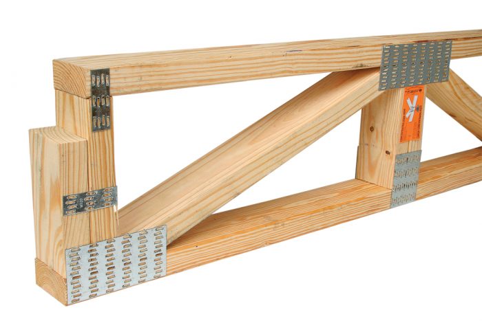 bottom chord-bearing truss