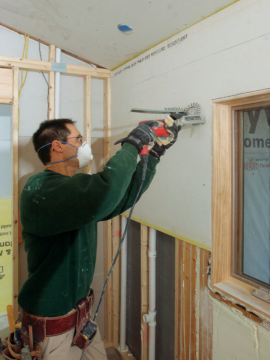 installing paperless drywall