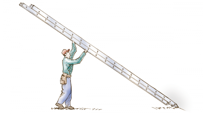Using Extension Ladders Safely Fine Homebuilding