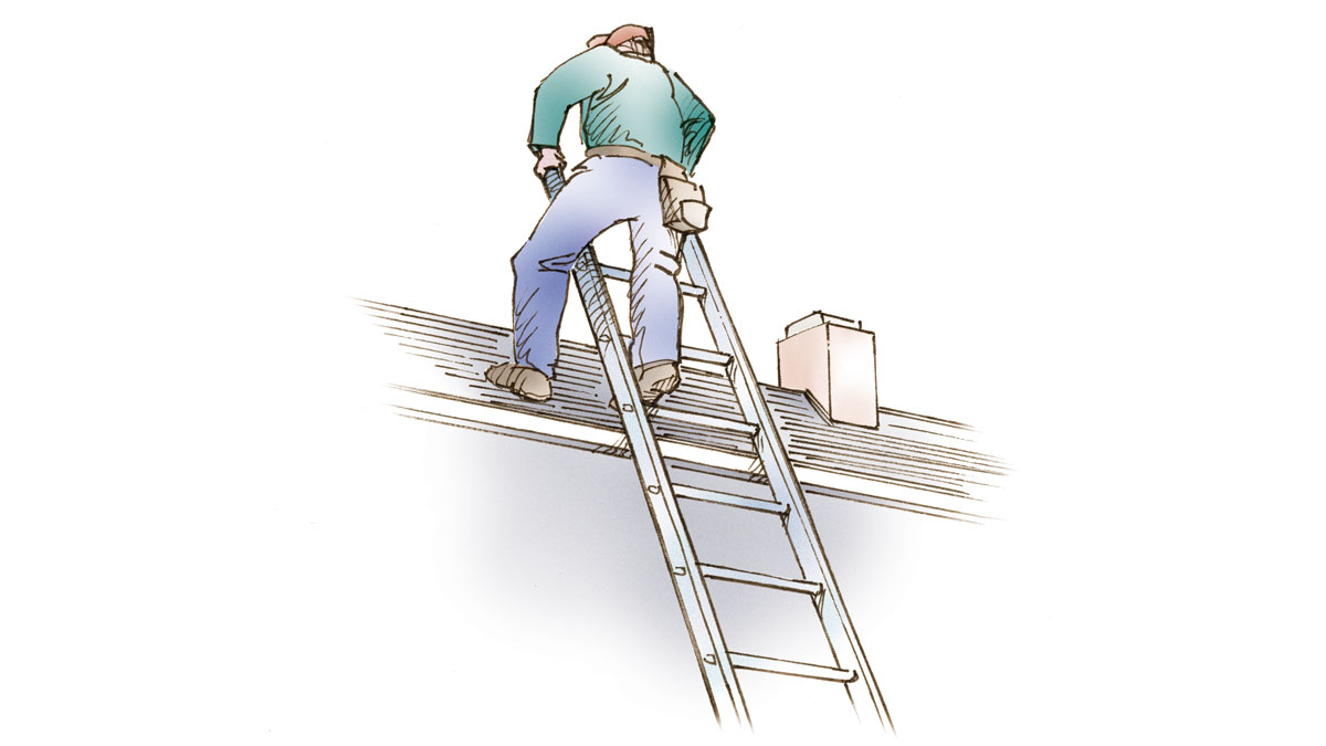 How To Climb Down A Ladder From A Roof: Essential Steps