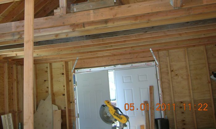 reinforce ceiling joists