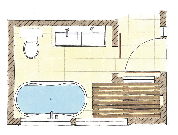 bathroom illustration