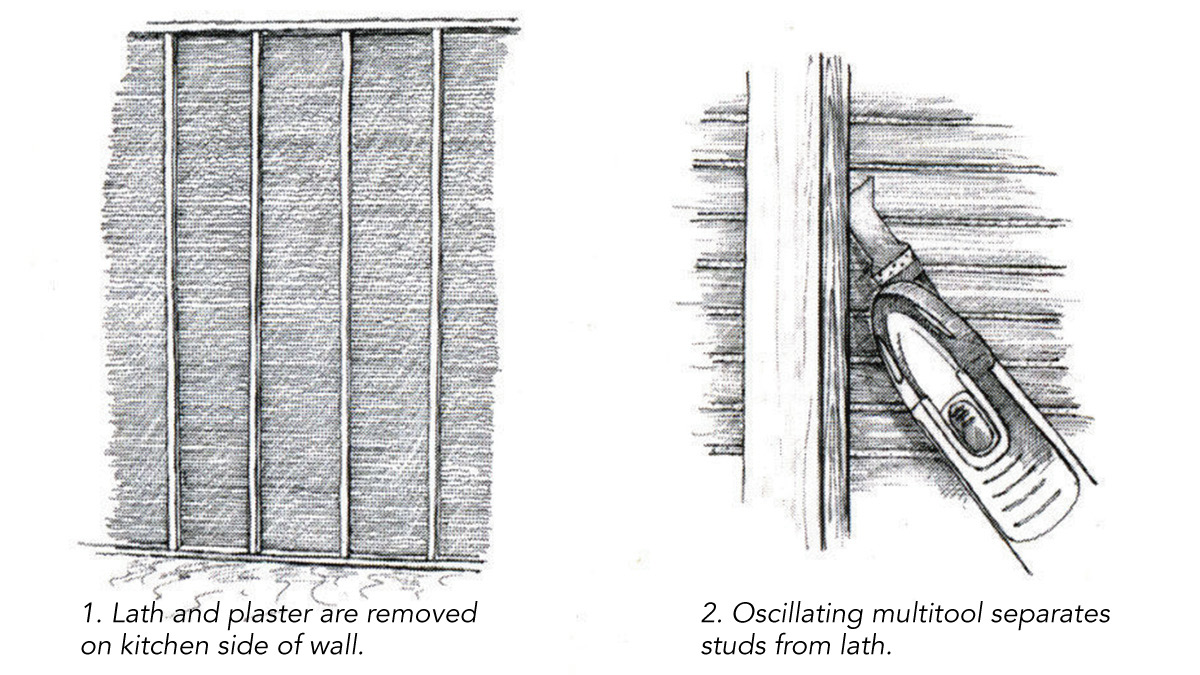 Modifying the Framing in Lath-and-Plaster Walls