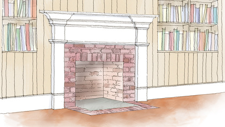design a fireplace mantel