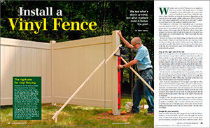 Install a Vinyl Fence