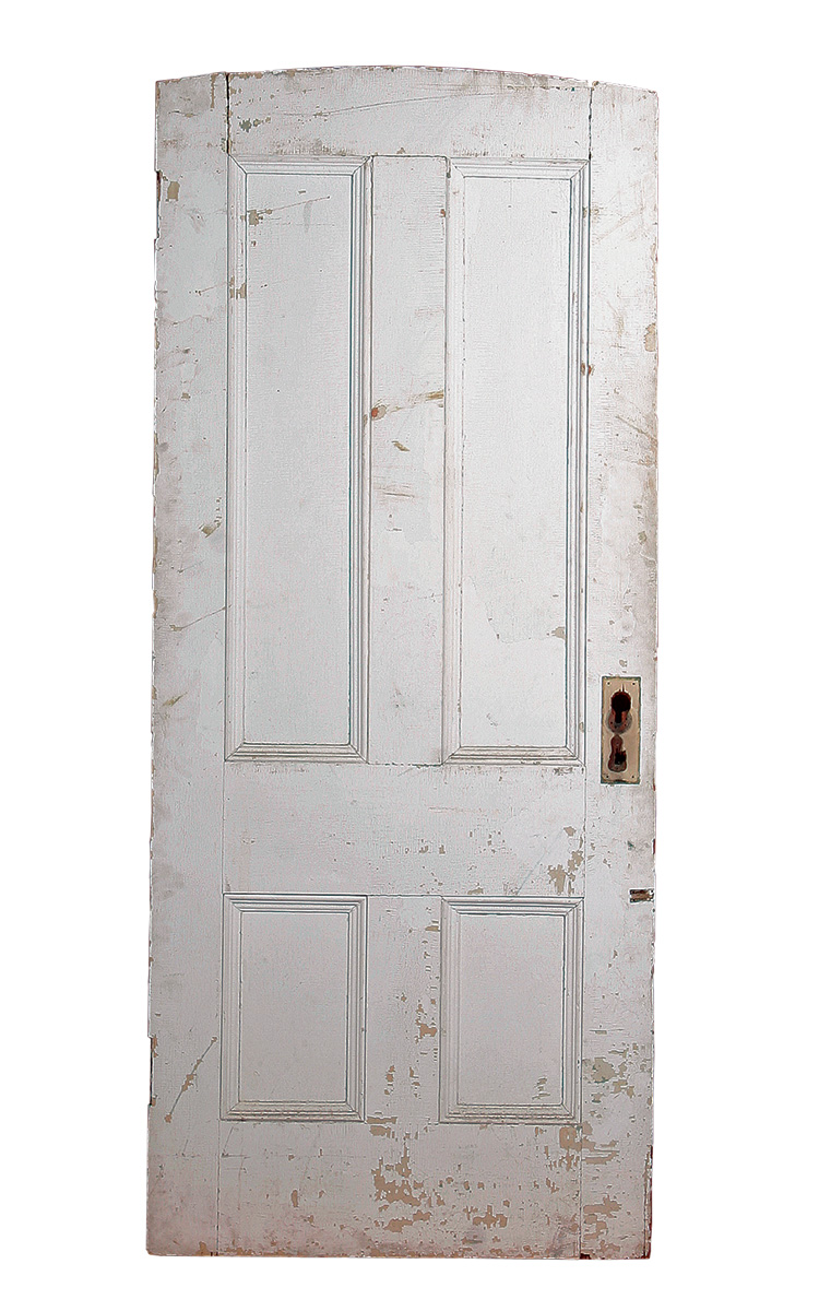 door with old paint