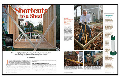 Rick Arnold's Shortcuts to a Shed
