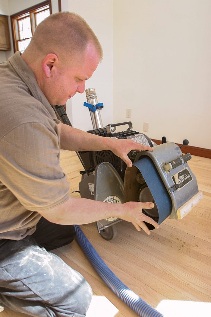 Heavy, powerful, and aggressive, a professional-grade belt sander