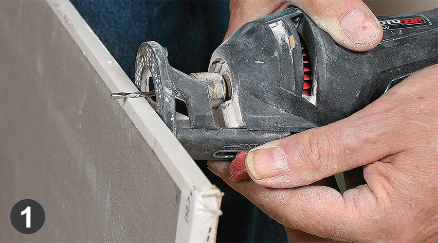bit depth of drywall router