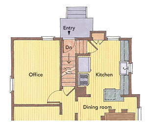 before photo of the floor plan