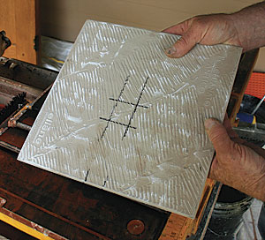 cutting holes in ceramic tile