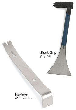 Shark grip pry deals bar