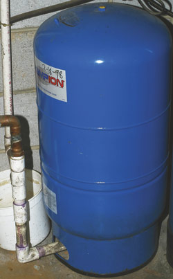 water pressure tank