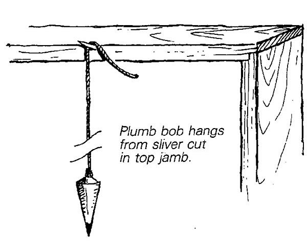 Plumb-bob anchor - Fine Homebuilding