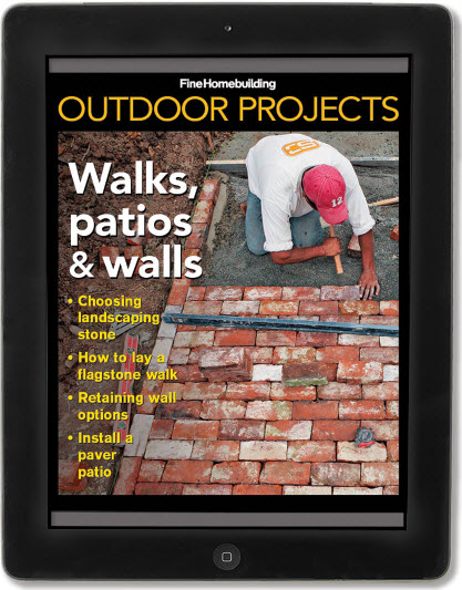 walks, patios, and walls iPad mini issue