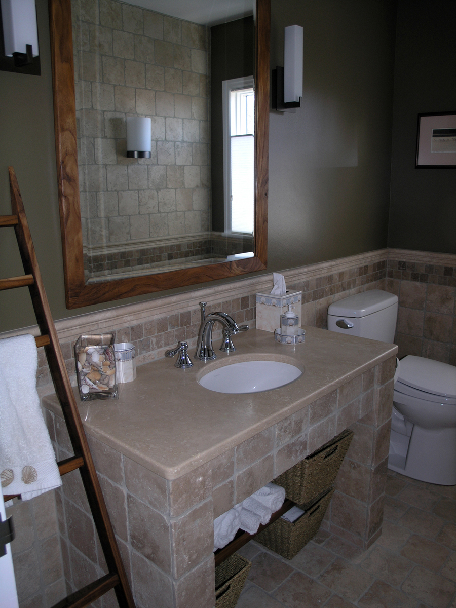 55 year old half-bath turned into a full bath wet room - Fine Homebuilding