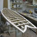 wooden surfboard ribs