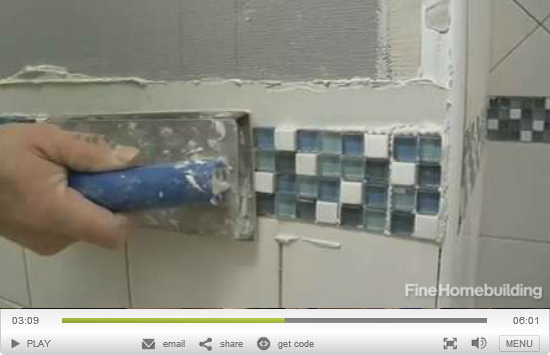 tiling bathroom walls video series