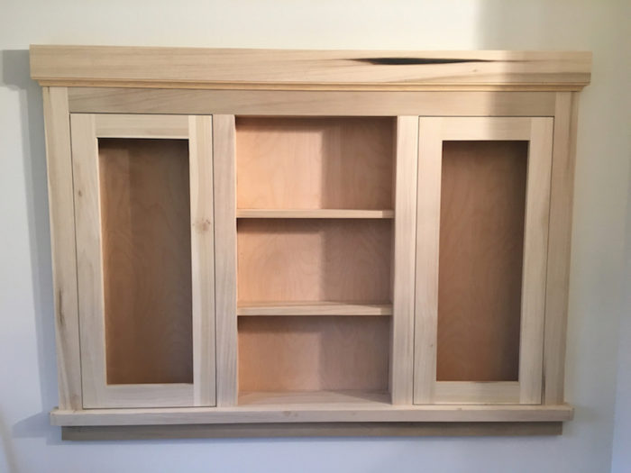 full raw custom medicine cabinet 