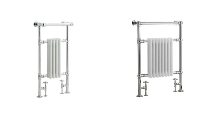 Choose the 4-column Brampton radiator if you've got a small bathroom or are tight on wall space. Opt for the 8-column Brampton if you need more heat--or you've got bigger towels.