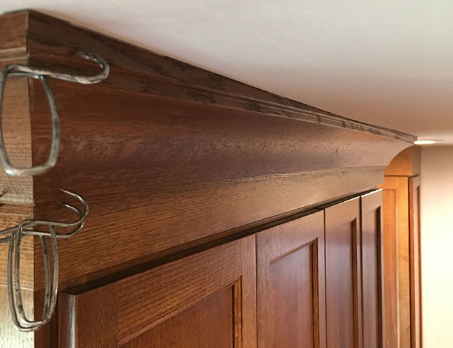 Hiding A Wavy Ceiling In Crown Molding