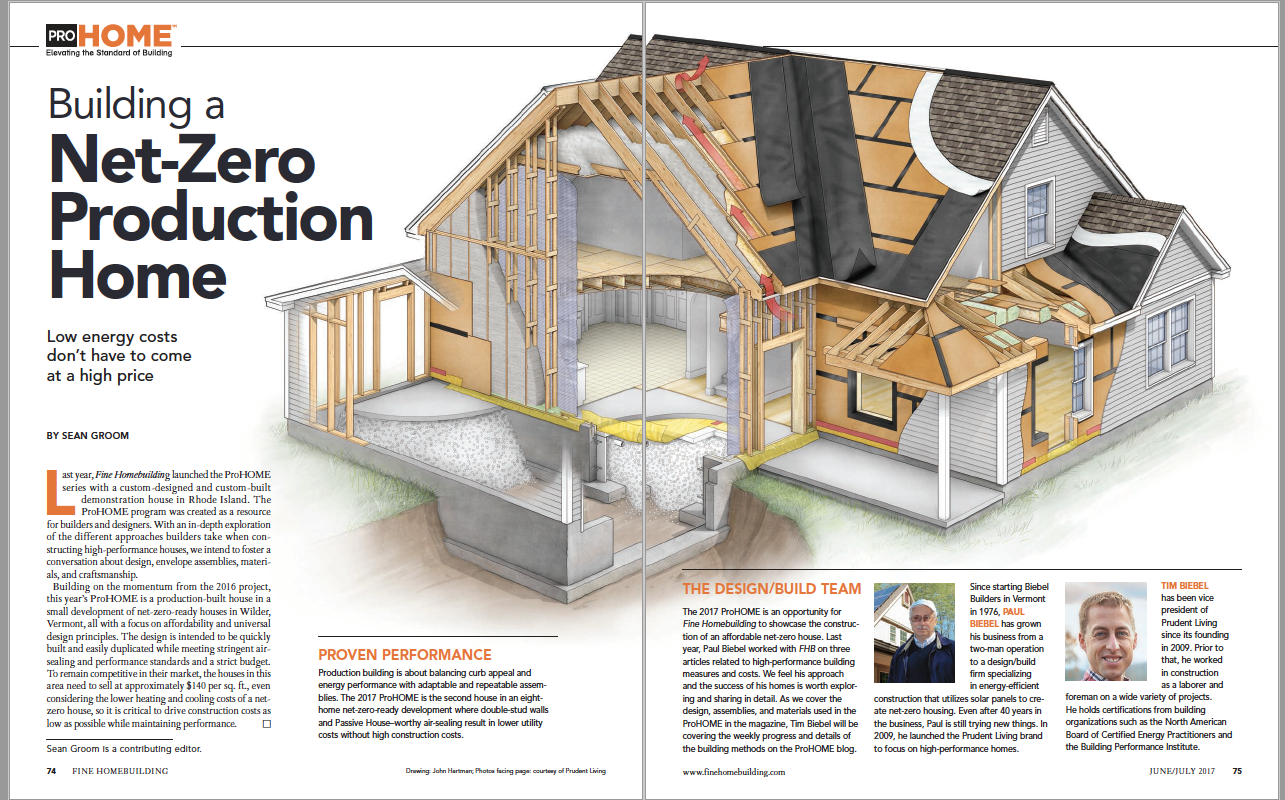 Building a Net-Zero Production Home