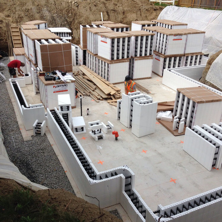 ICFs, or Insulated Concrete Forms, come in many different designs