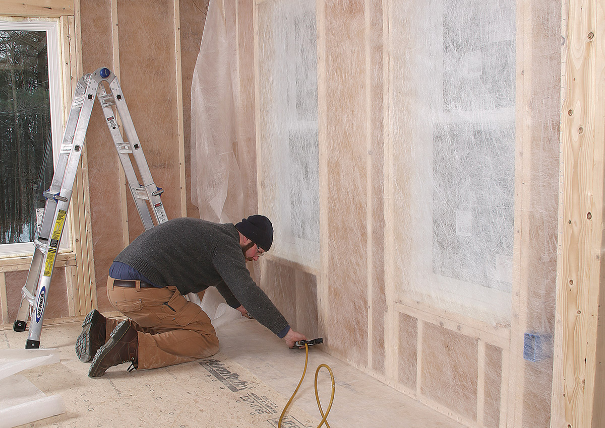 cellulose insulation walls