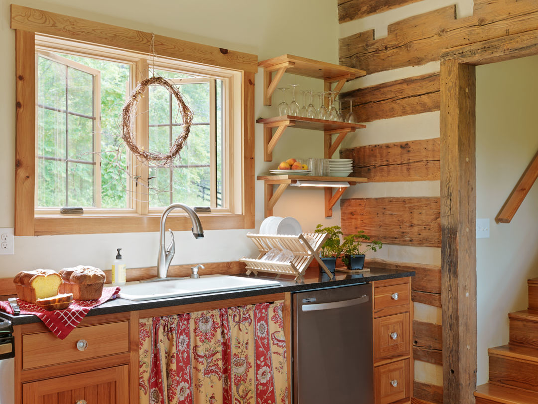 Compact Cabin Kitchen Fine Homebuilding