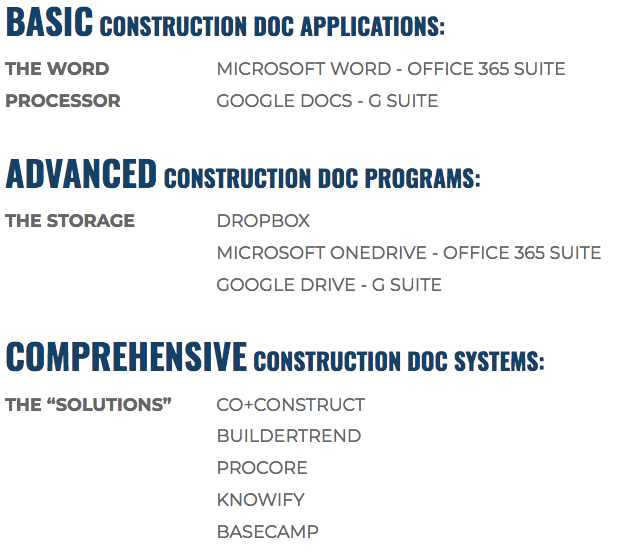 Construction-Document-Applications-