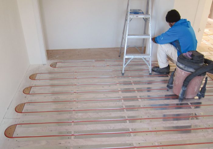 installing heat in floors