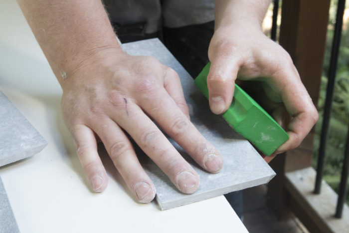 tile sanding