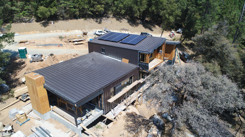 standing seam metal roof modern