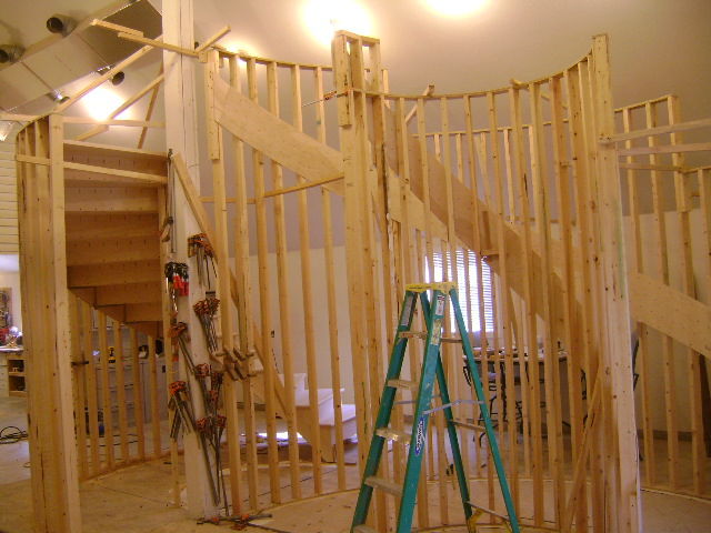 Stairway hatching out - Fine Homebuilding